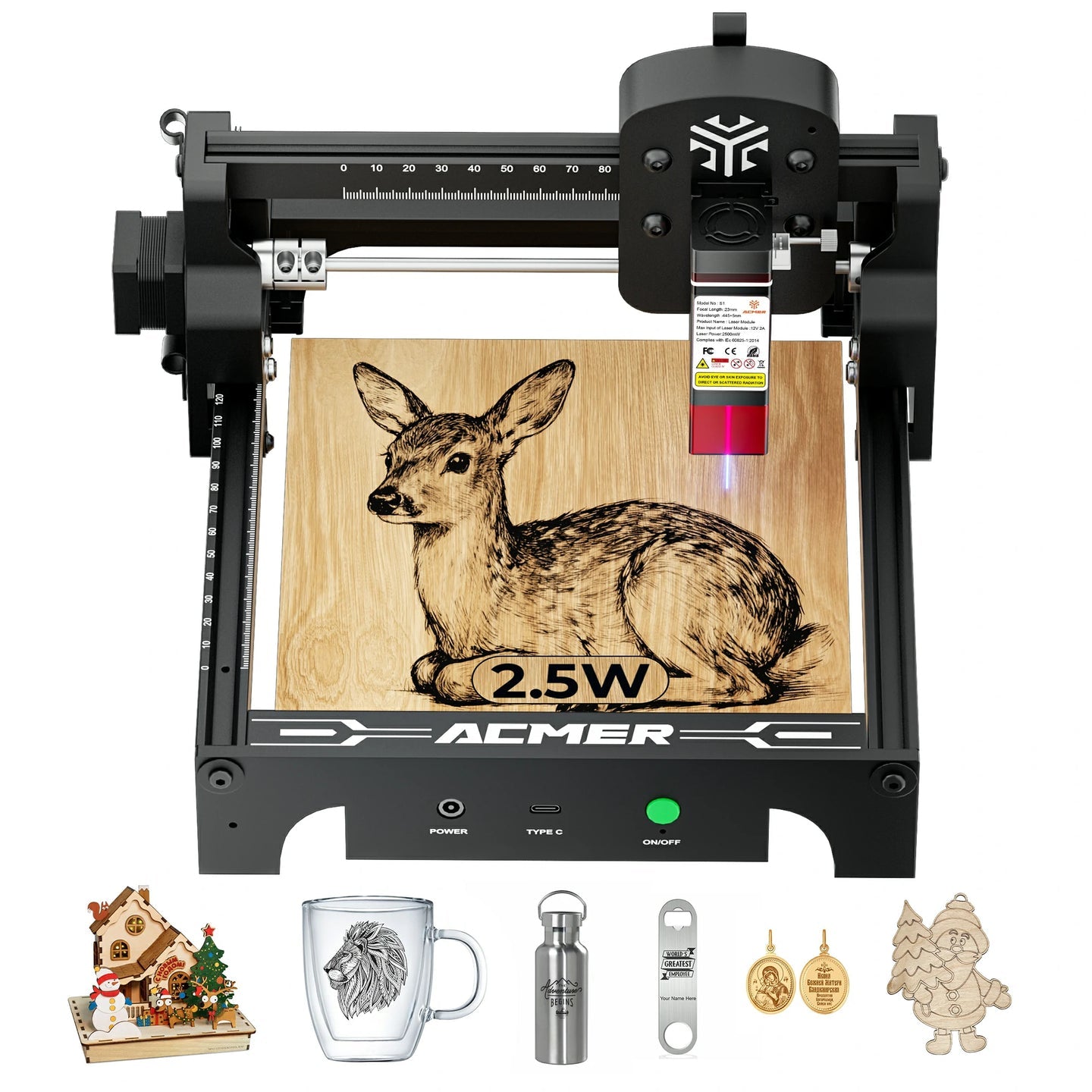 ACMER S1 Portable Laser Engraver Mini Machine